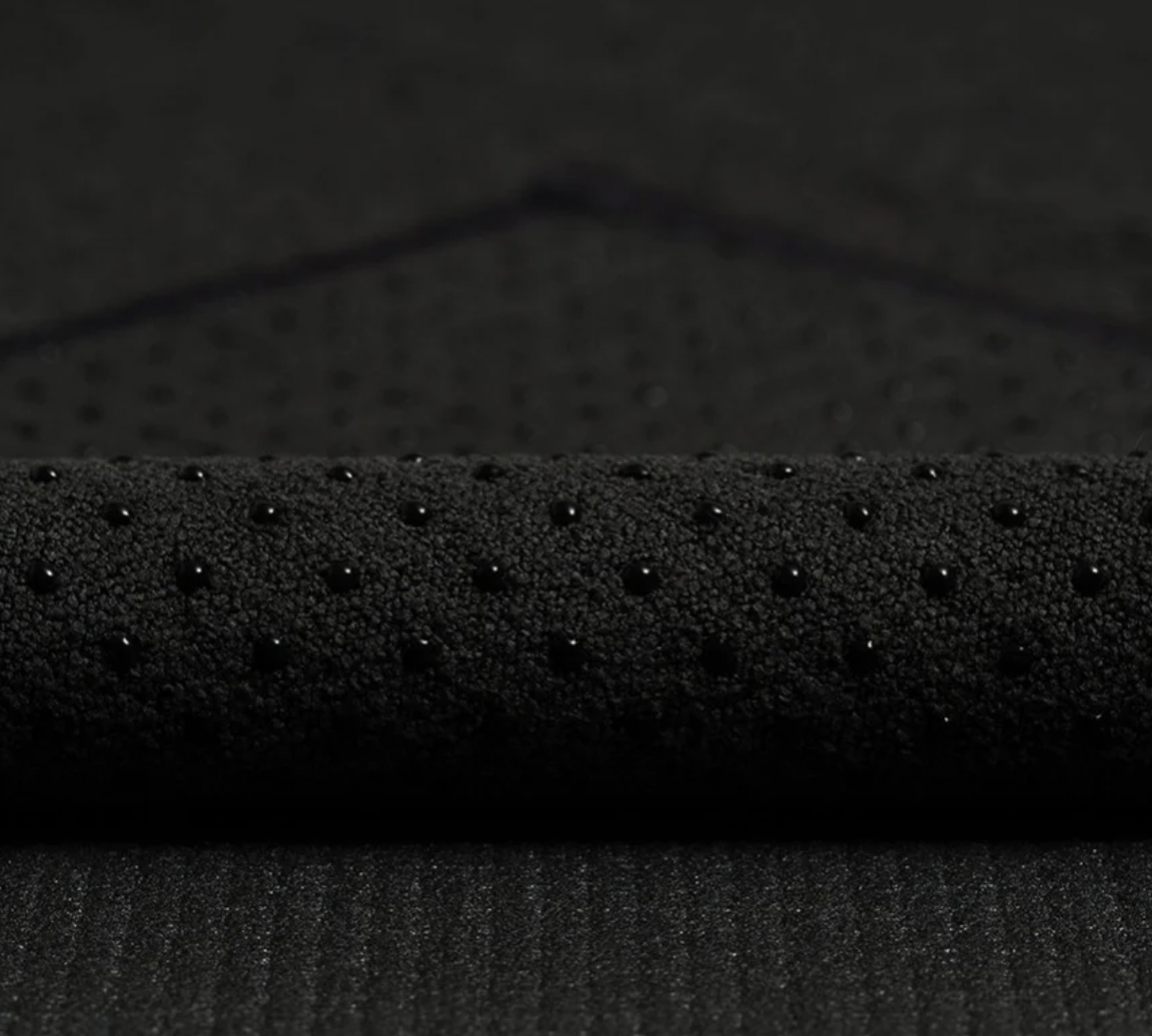 YOGITOES® YOGA MAT TOWEL FULL MAT SIZE ONYX (Black) — Tiny Buddha Yoga